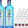2x Bombay Saphire Gin 0,7 Liter Mit 24x Goldberg Yuzu 0,2 Liter