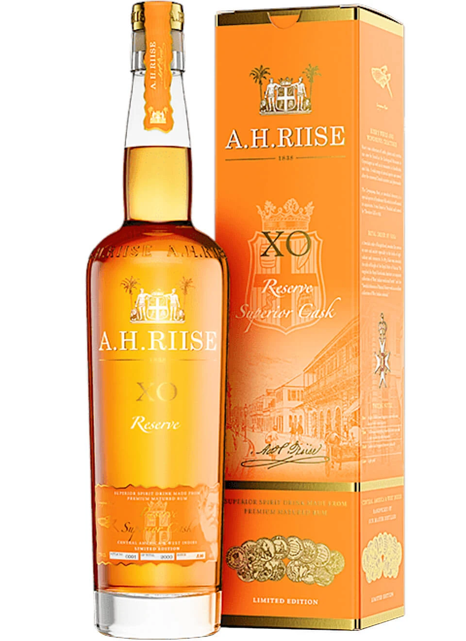A.H. Riise XO Reserve 0,7 Liter 2 A.H. Riise XO Reserve 0,7 Liter – Bild 2
