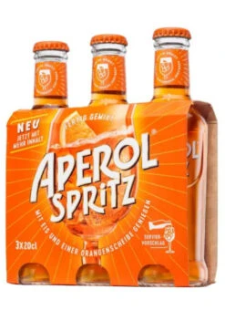 Aperol Spritz Dreierpack 0,6 Liter -Alkohol Förderung Aperol Spritz RTD 3Pack 2023