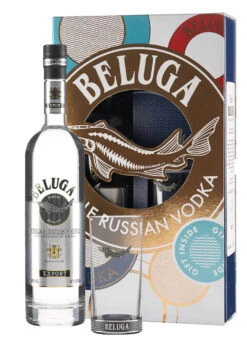 Beluga Vodka Noble 0,7 Liter Mit Glas