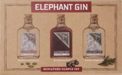 Elephant Gin Tasting Set -Alkohol Förderung Elephant Gin Tasting Set 4