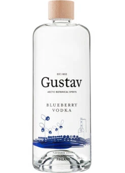 Gustav Vodka Blueberry 0,7 Liter -Alkohol Förderung Gustav Blueberry Vodka 2022