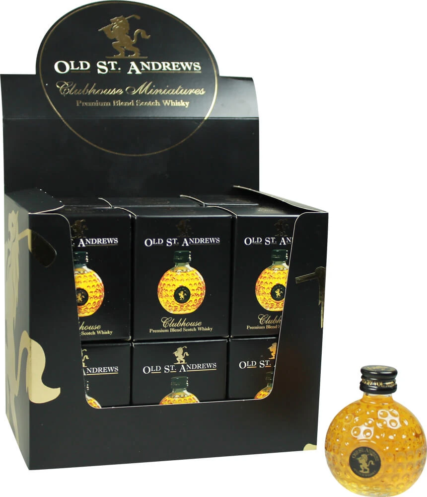 Old St. Andrews Whisky Clubhouse Minis 12x5cl 1 Old St. Andrews Whisky Clubhouse Minis 12x5cl