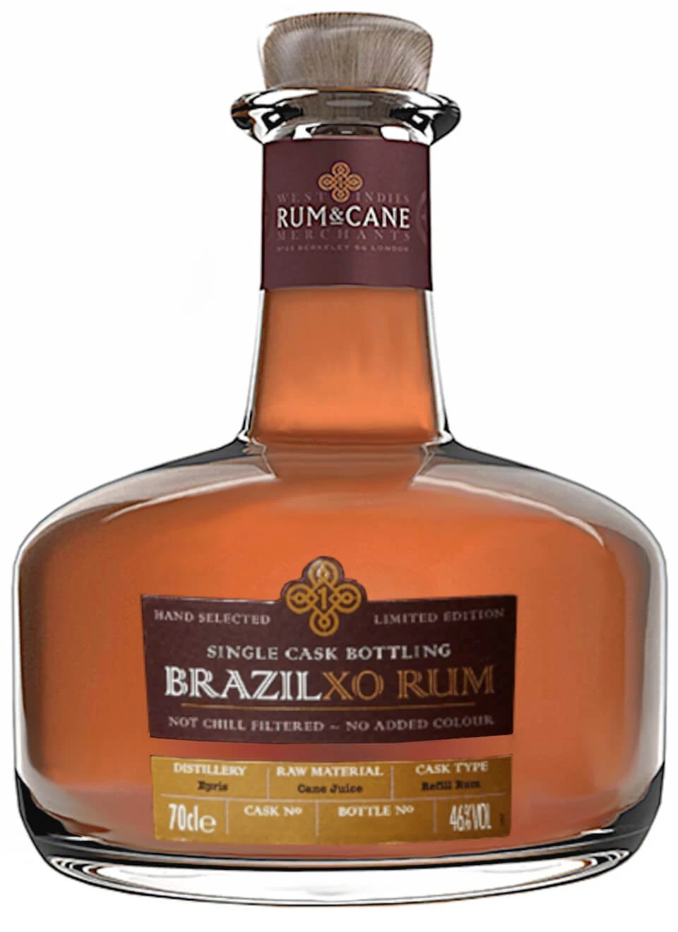 West Indies Rum & Cane Merchants Brazil XO 0,7 L 1 West Indies Rum & Cane Merchants Brazil XO 0,7 L