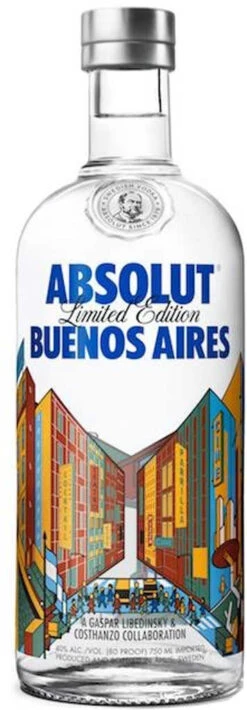Absolut Vodka Buenos Aires 0,7 Liter