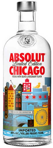 Absolut Vodka Chicago 0,75l