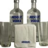 Absolut Vodka Set Mit Grcic Gläsern Und Servietten
