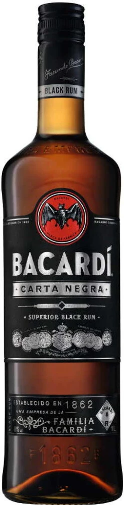 Bacardi Carta Negra 1 Liter