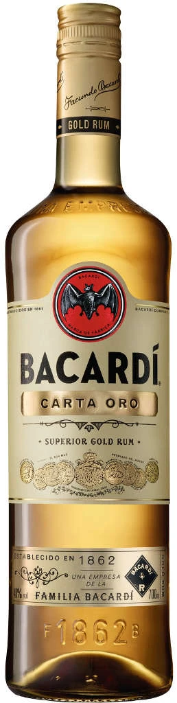 Bacardi Rum Carta Oro 0,7 Liter 1 Bacardi Rum Carta Oro 0,7 Liter