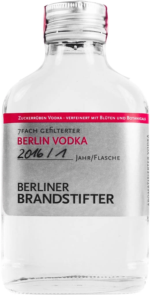 Berliner Brandstifter Vodka Mini 0,1 Liter 1 Berliner Brandstifter Vodka Mini 0,1 Liter
