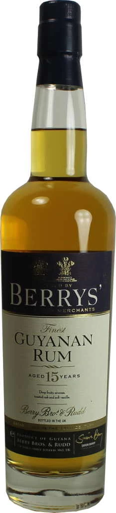 Berry's Own Finest Guyanan Rum 15 Jahre 0,7L