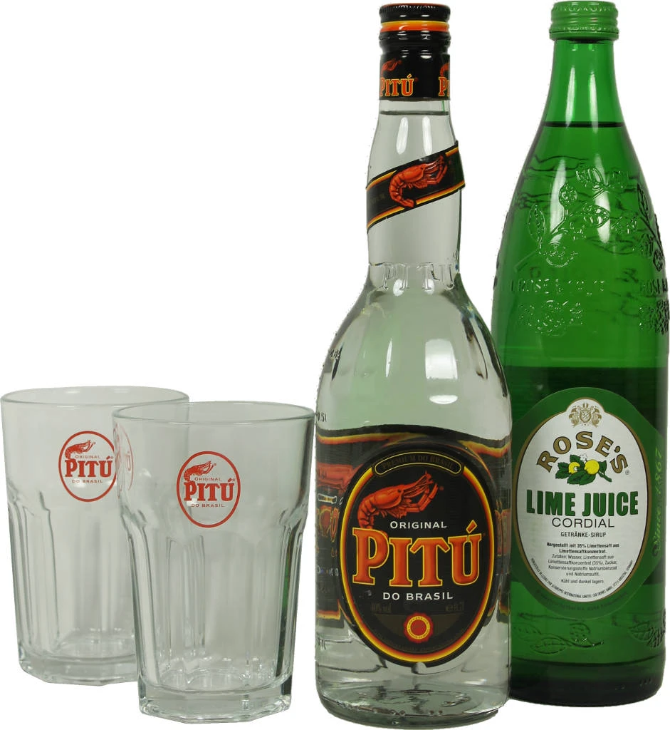 Cachaca Pitu Gläser Set 1 Cachaca Pitu Gläser Set