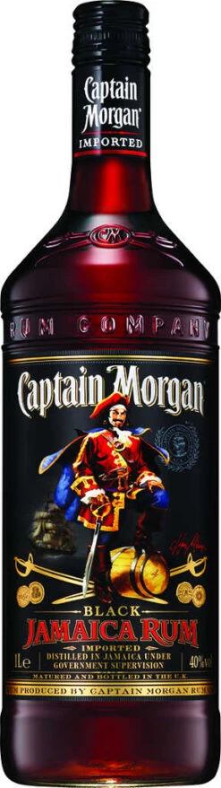 Captain Morgan Dark Rum 40 % 1 Liter -Alkohol Förderung captain morgan rum black 1l 1 EJtWIRr5clWfE