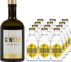 Ginstr 0,5 Liter Mit 12x Goldberg Tonic Water 0,2 Liter