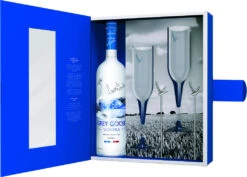 Grey Goose Vodka 0,7l In Geschenkpackung Mit 2 Gläsern