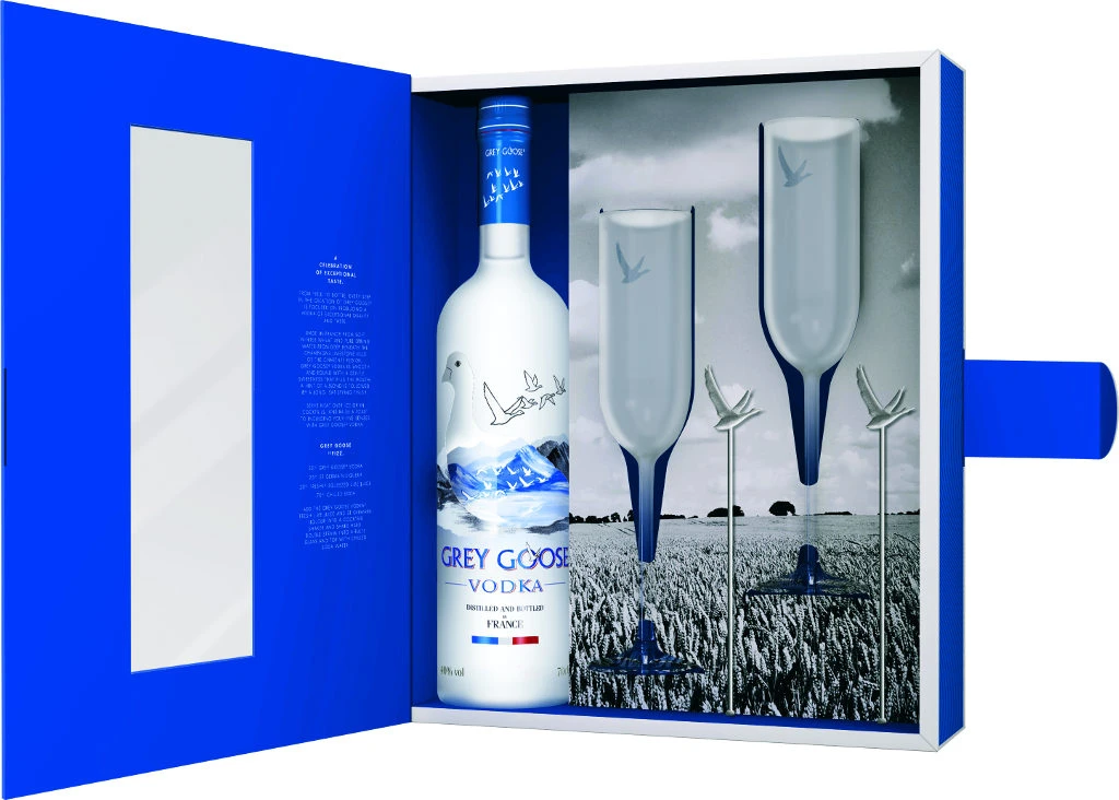 Grey Goose Vodka 0,7l In Geschenkpackung Mit 2 Gläsern 1 Grey Goose Vodka 0,7l In Geschenkpackung Mit 2 Gläsern