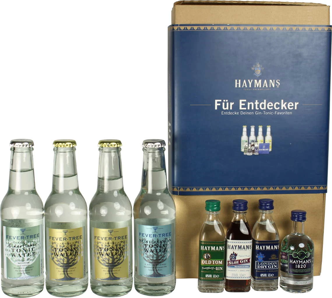 Haymans Gin & Fever Tree Tonic Set 1 Haymans Gin & Fever Tree Tonic Set