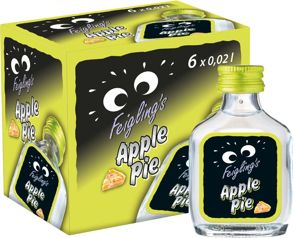 Feigling Apple Pie 6 X 0,02 L 1 Feigling Apple Pie 6 X 0,02 L