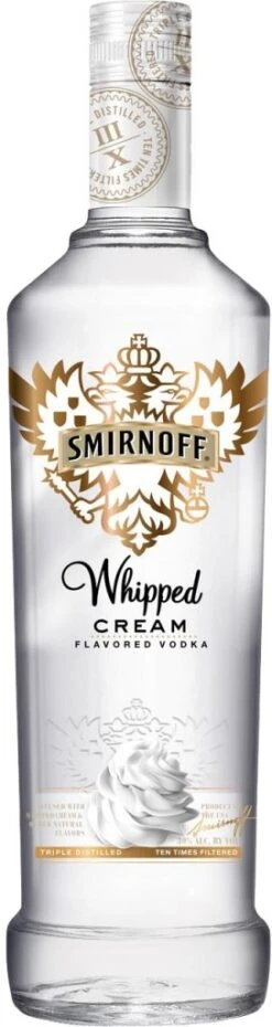 Smirnoff Whipped Cream 1l
