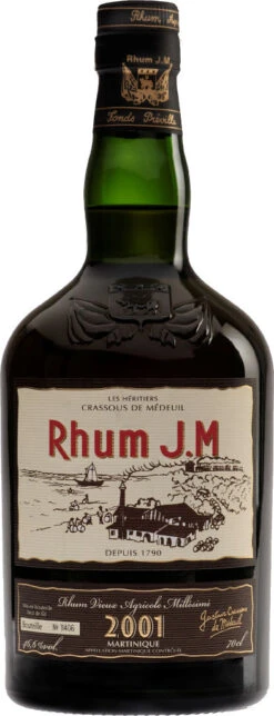 J.M Rum Vintage 2001 0,7 Liter