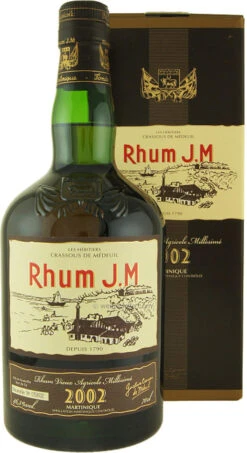 J.M Rum Vintage 2002 0,7 Liter