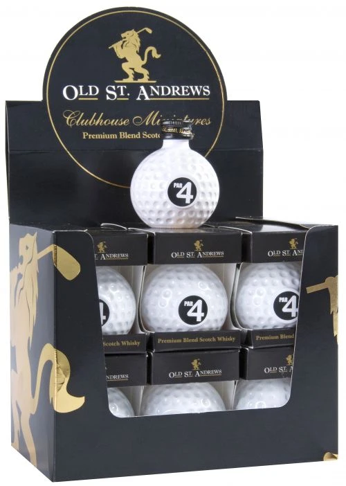 Old St. Andrews Whisky Par Four Mini 12x 0,05 Liter 1 Old St. Andrews Whisky Par Four Mini 12x 0,05 Liter