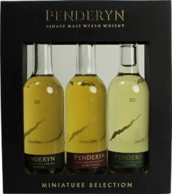 Penderyn Gift Pack 3 X 5 Cl (Penderyn & Peated & Sherrywood )