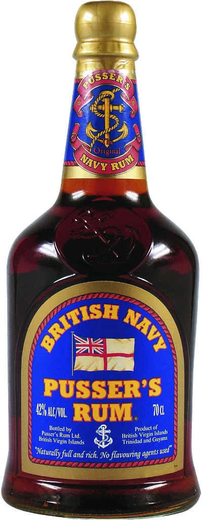 Pussers British Navy Rum Blue Label UK 0,7 Liter 1 Pussers British Navy Rum Blue Label UK 0,7 Liter
