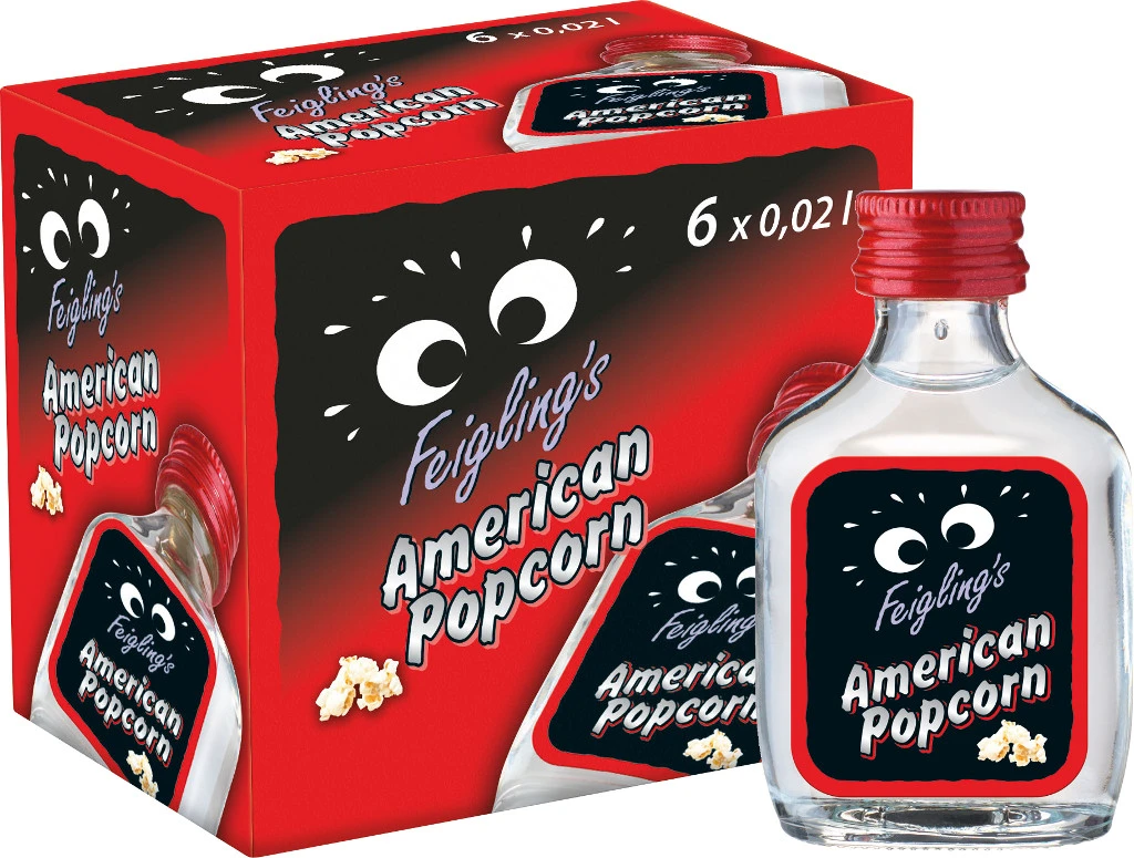 Kleiner Feigling American Popcorn 6 X 0,02 Liter 1 Kleiner Feigling American Popcorn 6 X 0,02 Liter