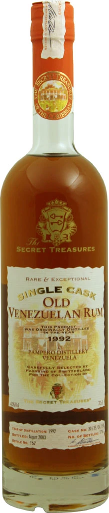 Secret Treasures Rum Old Venezuelan 1992 0,7l 1 Secret Treasures Rum Old Venezuelan 1992 0,7l