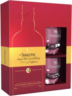 Singleton Whisky 12 Jahre 0,7 Liter Geschenkset Mit 2 Gläsern -Alkohol Förderung singleton whisky 12 jahre 0 7l geschenkset mit 2 glasern 1 3571