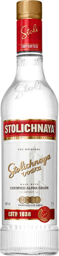 Stolichnaya Vodka 0,5 Liter