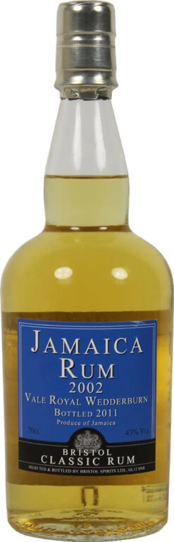 Bristol Vale Royal Jamaica Rum 2002 0,7 Liter