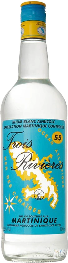 Trois Rivieres Blanc Rum 55% 1Liter