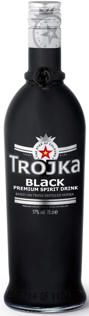 Trojka Vodka Black 0,7 Liter 1 Trojka Vodka Black 0,7 Liter