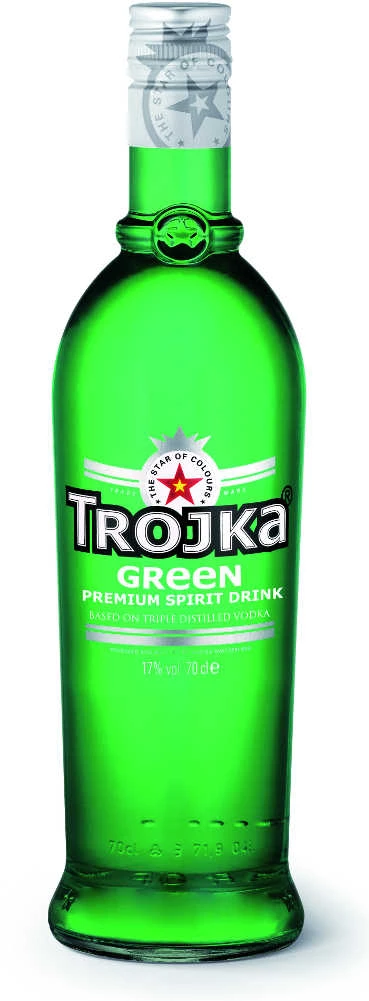 Trojka Vodka Green 0,7 Liter 1 Trojka Vodka Green 0,7 Liter