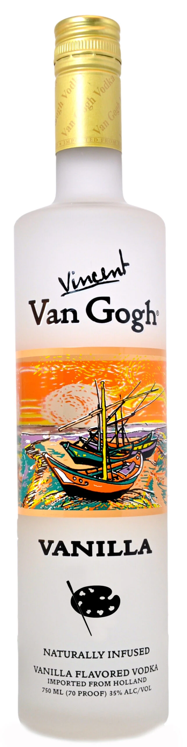 Van Gogh Vanilla 0,7 Liter 2 Van Gogh Vanilla 0,7 Liter – Bild 2