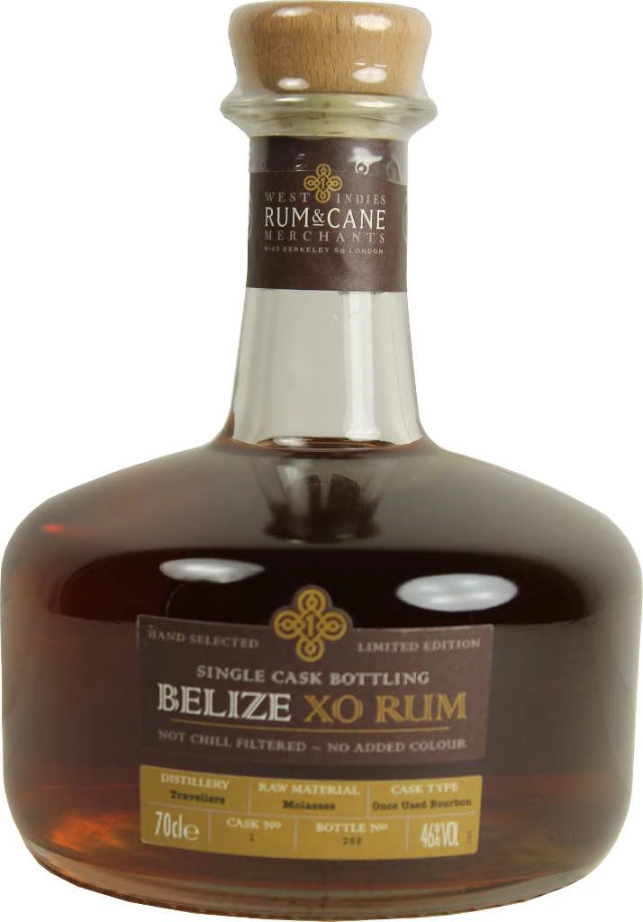 West Indies Rum & Cane Merchants Belize XO 0,7 L 1 West Indies Rum & Cane Merchants Belize XO 0,7 L